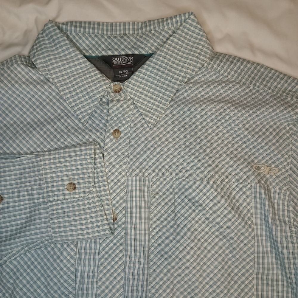 Outdoor Research Shirt Mens XL Baja Sun Long Sleeve Outdoor Fishing Hiking